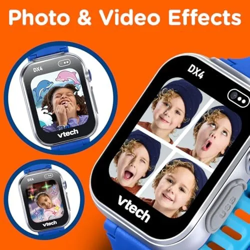 Close look at the VTech KidiZoom Smartwatch DX4, Blue build quality