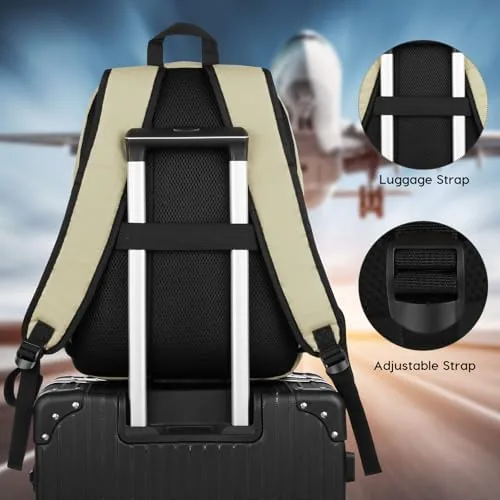 The YAMTION School Backpack,Unisex Classic Bookbag Teens Schoolbag with USB Port compared in context
