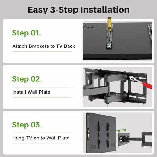 The installation hardware spread out showing the labeled bags and mounting plate