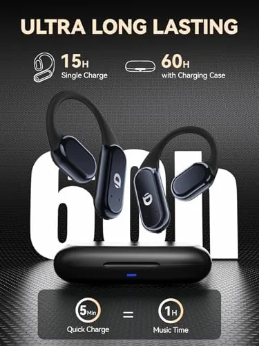 The DEMICEA True Wireless Bone Conduction Earphones, OWS Open Ear Headphones compared in context