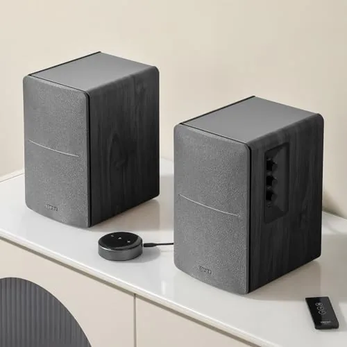 The Edifier R1280T Powered Bookshelf Speakers - 2.0 Active Near Field compared in context