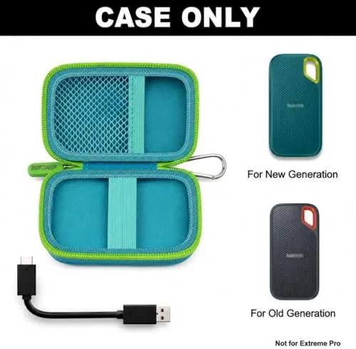 Close look at the GWCASE Hard Case for SanDisk Extreme Portable External Solid State build quality
