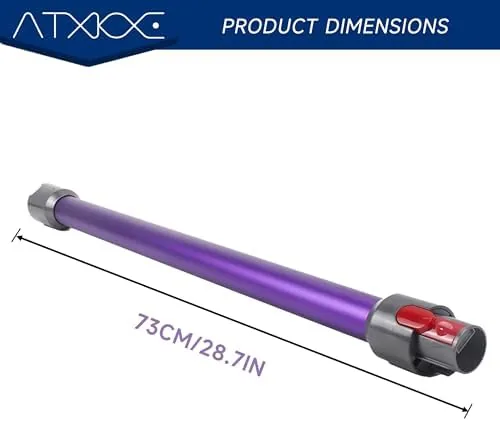 The ATXKXE wand connected to a Dyson vacuum ready for floor cleaning