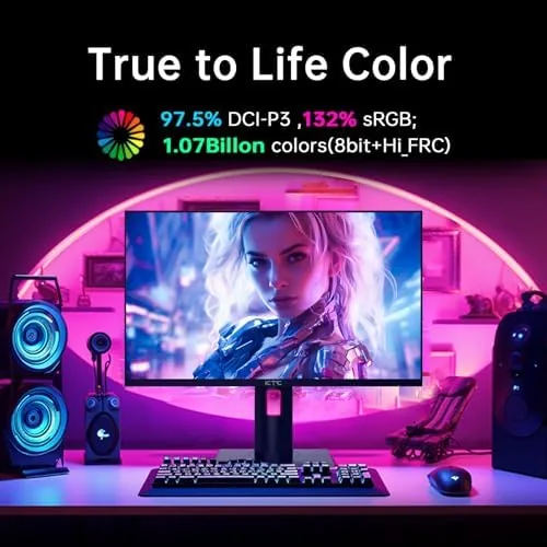 The KTC 27 Inch 4K Gaming Monitor, 160Hz UHD Monitor Fast in real use