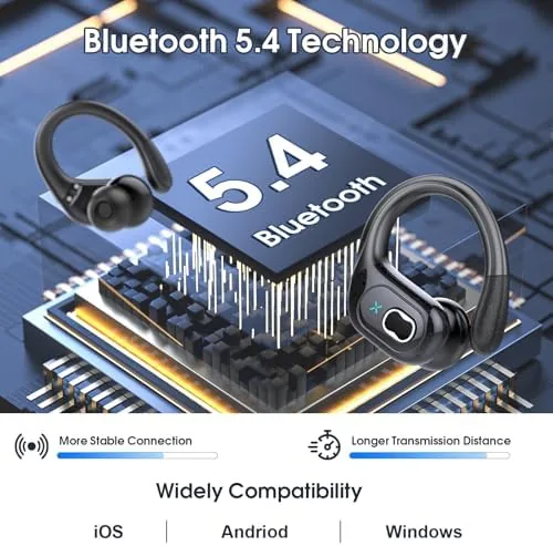 Comparison of earhook sport earbuds with a standard in-ear pair on a bench