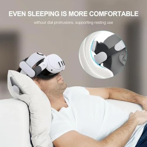 The BOBOVR S3 Pro strap and spare battery packs arranged on a shelf