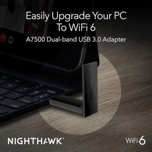 Close look at the NETGEAR Nighthawk WiFi 6 USB 3.0 Adapter (A7500) , AX1800 build quality