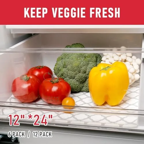 The liners installed in a kitchen cabinet drawer