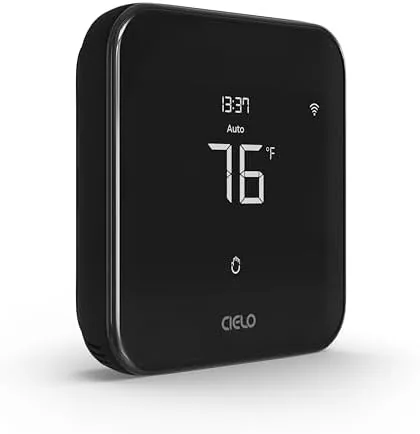 Cielo Smart Thermostat Eco for Central HVAC, Energy Star Certified (Black) | Supports Conventional Review: Tested and Rated