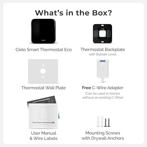 The Cielo Smart Thermostat Eco for Central HVAC, Energy Star Certified in real use