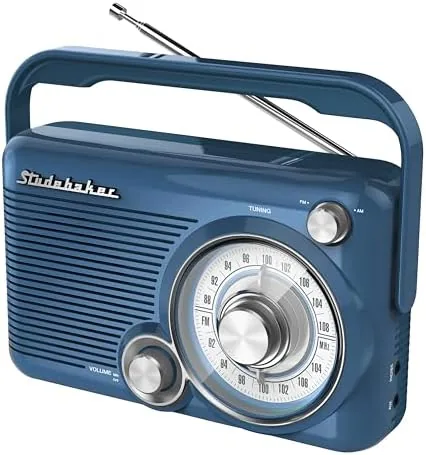 Testing the Studebaker SB2002YL Portable AM/FM Radio with Headphone Jack and Aux-in over two weeks