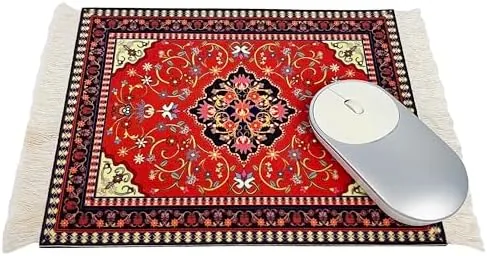 Close look at the Rug Mouse Pad, 2 Pack Woven Rug Bohemian Style Carpet build quality