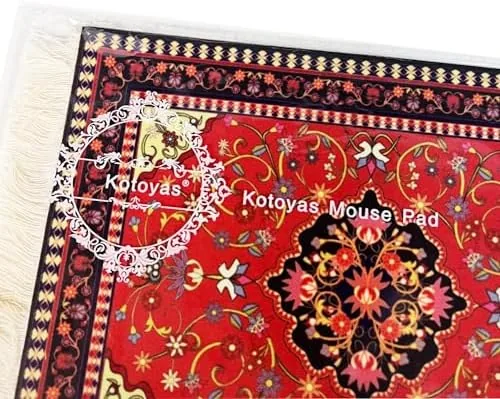 The Rug Mouse Pad, 2 Pack Woven Rug Bohemian Style Carpet compared in context