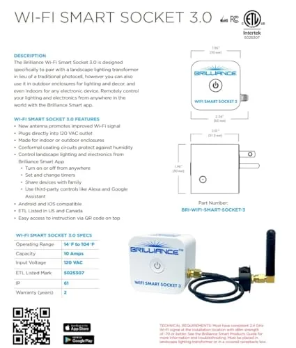 The SPW Brilliance WiFi-Smart-Socket-3 LED WiFi Smart Socket - App Control/Alexa in real use