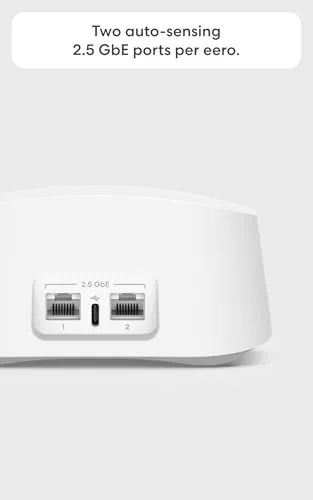 The eero app showing network status and connected devices