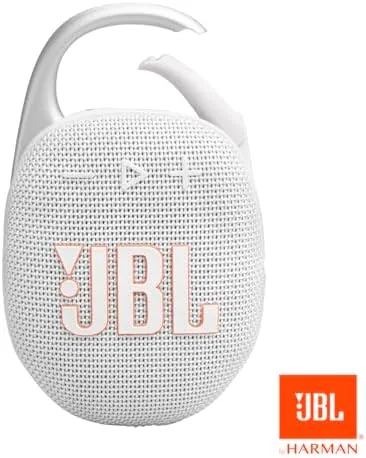 The JBL Clip 5 - Ultra-Portable Waterproof Speaker - White | compared in context