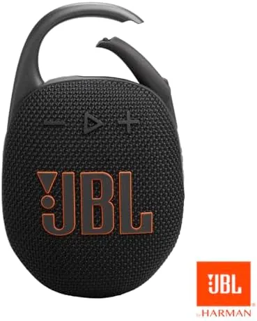 The JBL Clip 5 - Ultra-Portable, Waterproof & Dustproof Bluetooth Speaker compared in context