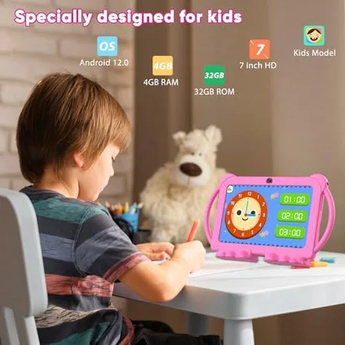 The HOTTABLET Kids Tablet 7 inch Android, 4GB RAM 32GB ROM in real use