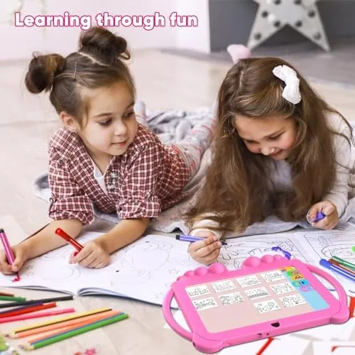 Another view of the HOTTABLET Kids Tablet 7 inch Android, 4GB RAM 32GB ROM