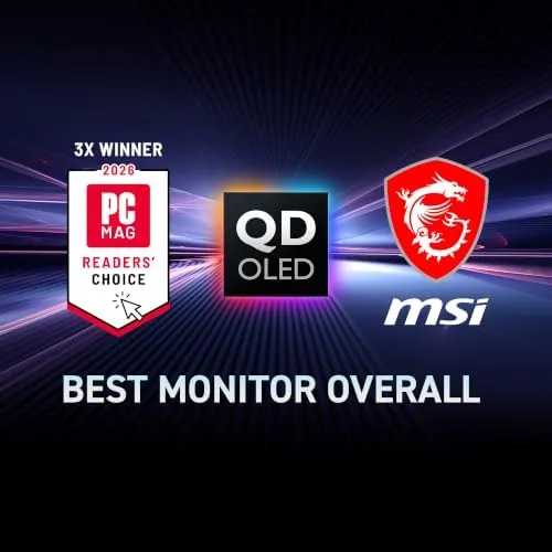 Close look at the msi MPG 321URX QD-OLED, 32" 4K UHD Quantum Dot OLED build quality