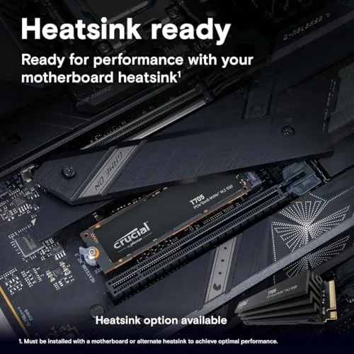 A benchmark screenshot showing sequential read speeds around 14,000MB/s