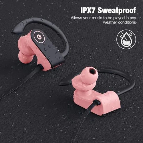 Another view of the JOYWISE Bluetooth Headphones, Wireless Headphones 16H Playtime Wireless Earbuds with