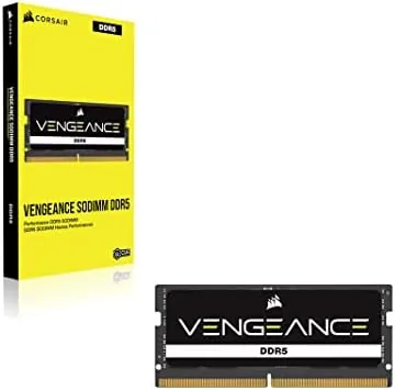 Completed mini PC with the Vengeance SODIMM installed and running