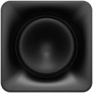 Close look at the Klipsch Flexus SUB 100 10" Wireless Subwoofer - Black. for build quality