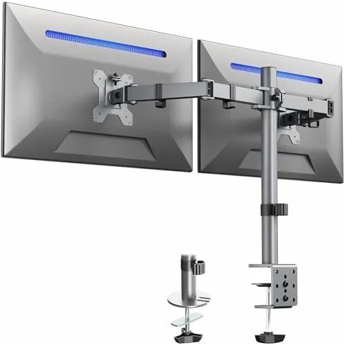 VIVO Dual Monitor Desk Mount, Heavy Duty Fully Adjustable Steel Stand, Holds 2 Computer Review: Tested and Rated