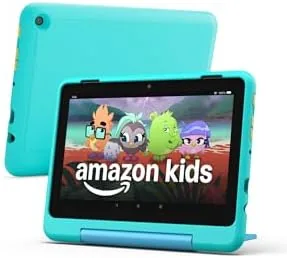 Close look at the Amazon Fire HD 8 Kids Pro tablet (newest model), ages build quality