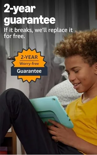 The Amazon Fire HD 8 Kids Pro tablet (newest model), ages compared in context