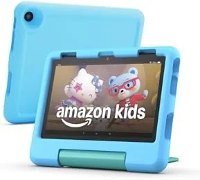 Close look at the Amazon Fire HD 8 Kids tablet (newest model), ages 3-7. build quality