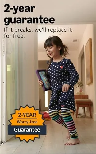 The Amazon Fire HD 8 Kids tablet (newest model), ages 3-7. compared in context