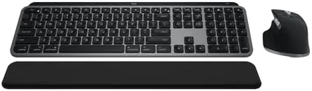 Logitech MX Keys S Combo for Mac with keyboard, mouse, and palm rest