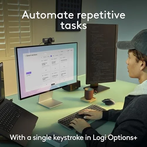MX Keys S Combo next to an Apple Magic Keyboard and Mouse