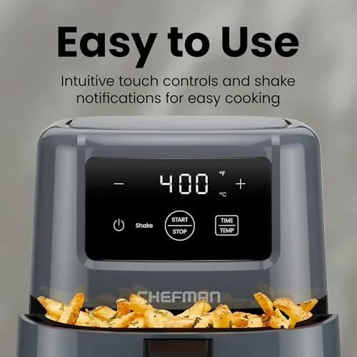 Testing the CHEFMAN 2 Qt Mini Air Fryer ,  Digital Space-Saving Compact over two weeks