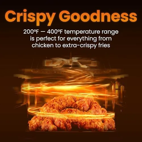 Another view of the CHEFMAN 2 Qt Mini Air Fryer , Digital Space-Saving Compact