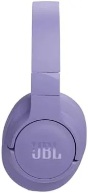 JBL Tune 770NC folded flat inside its carry pouch next to a laptop