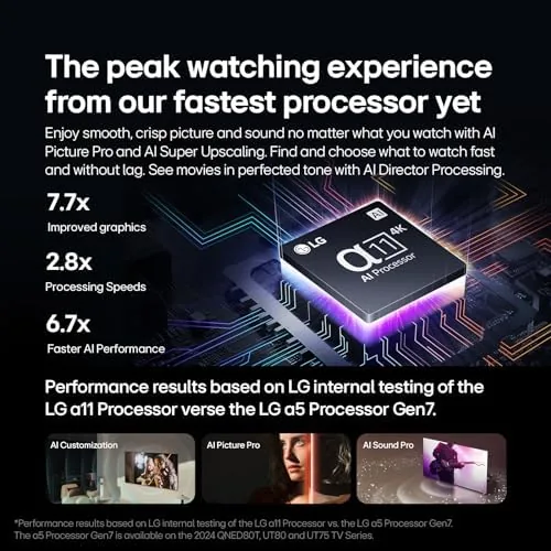 Another view of the LG 83-Inch Class OLED evo G4 Series Smart TV 4K