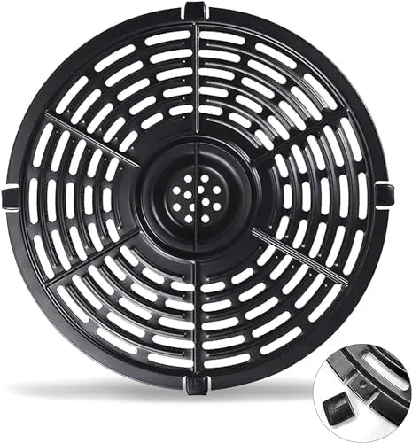 Air Fryer Grill Pan for Power XL 5QT Air fryer, 8.7'' 5QT Round Non-Stick Review: Tested and Rated