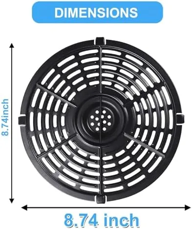Close look at the Air Fryer Grill Pan for Power XL 5QT Air fryer build quality
