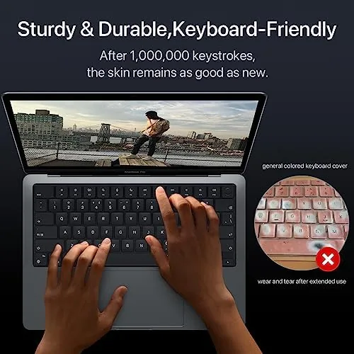 Testing the Soonjet for MacBook Air 13 inch Case with Keyboard Cover over two weeks