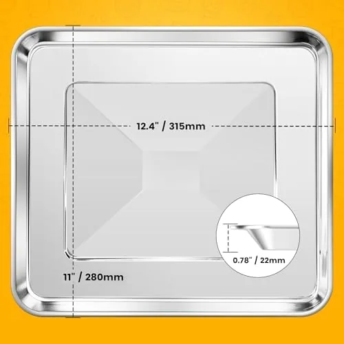 Close look at the Air Fryer Tray Replacement for Cuisinart TOA-60 TOA-65 TOA-70 Toaster build quality