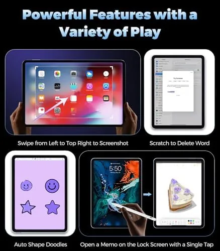 Another view of the Stylus Pen for iPad(2018-2025), Pad Pencil 10th Generation with Palm