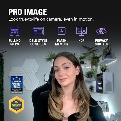 Close look at the Elgato Facecam MK.2, Premium Full HD Webcam, HDR build quality