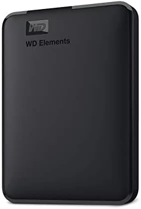 Transfer speed test showing sequential writes to the WD Elements 5TB drive