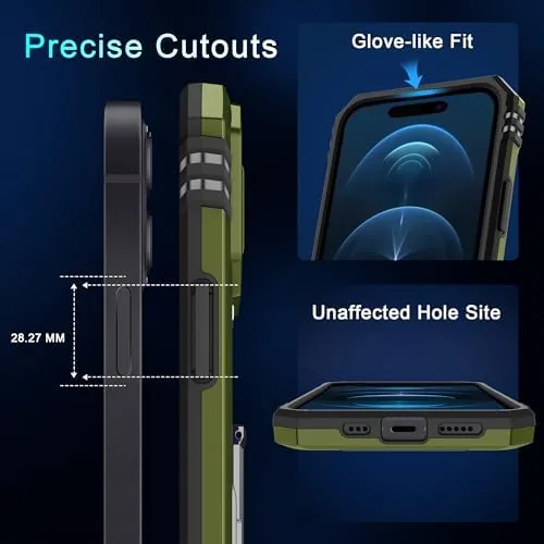 The DEERLAMN Case for iPhone 15 with Slide Camera Cover + compared in context