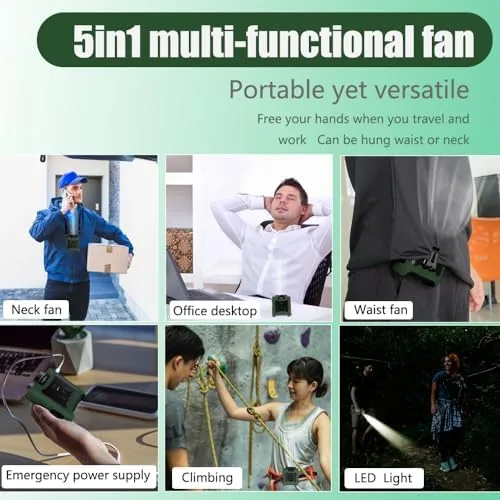 Testing the CAZOKASI Personal Waist Clip Fan Rechargeable Wearable Hand Free Wearable over two weeks