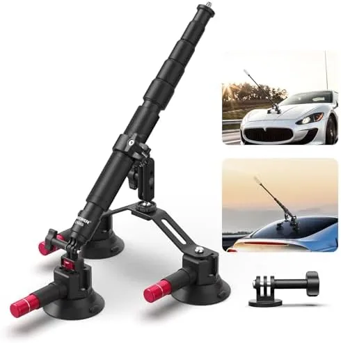 NEEWER Triple Suction Cup Car Mount Compatible with Insta360 X5 X4 GoPro DJI OSMO Review: Tested and Rated