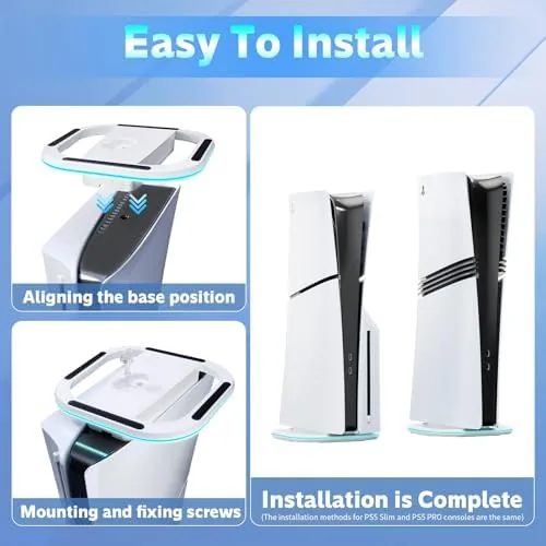 The RGB stand next to a basic clip stand and an official style stand
